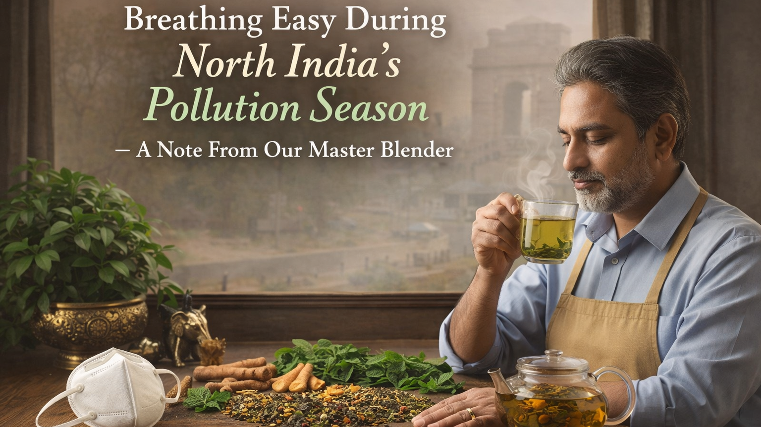 🌬️ Breathing Easy During North India’s Pollution Season — A Note From Our Master Blender