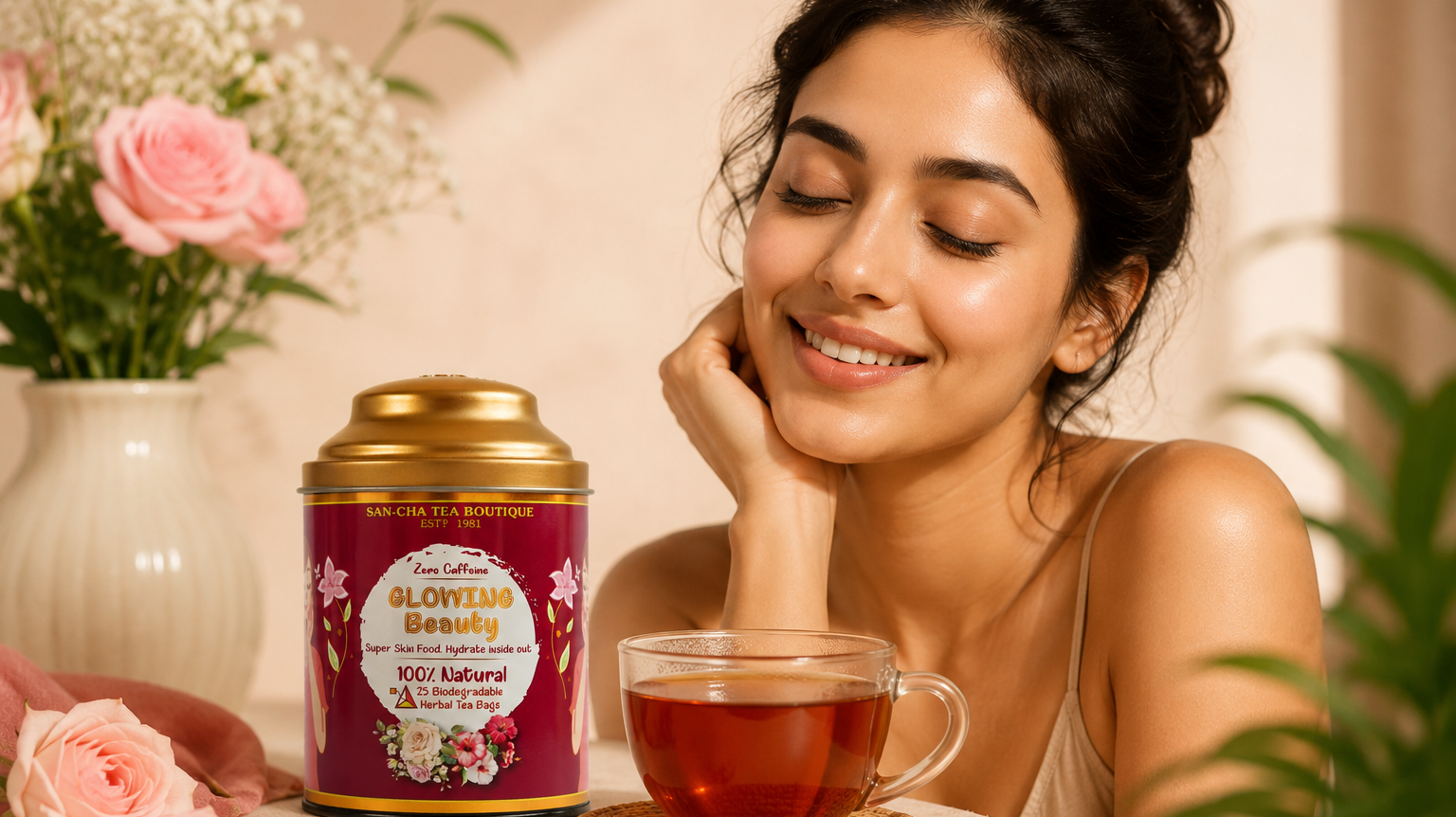 Best Tea for Skin Glow – Herbal & Green Teas for Healthy Radiant Skin