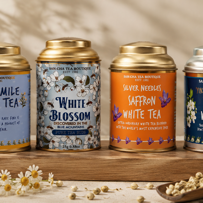 sancha tea white tea collection