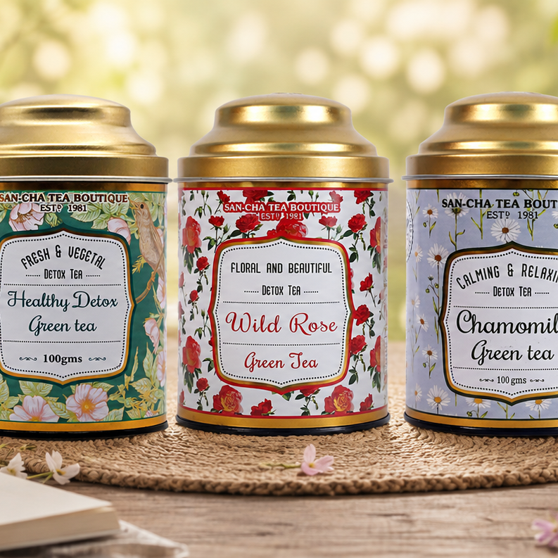 sancha tea green tea collection