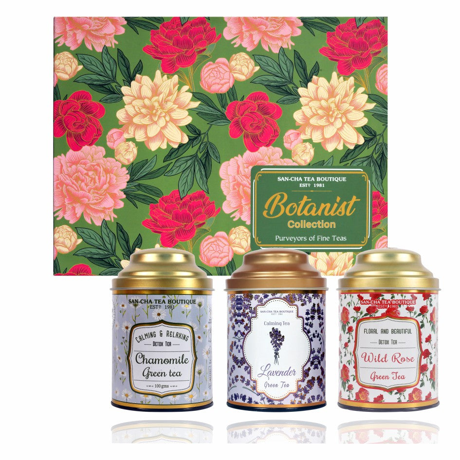 Botanist Collection Natural Flower Teas Tea Gift Box Pack of 3