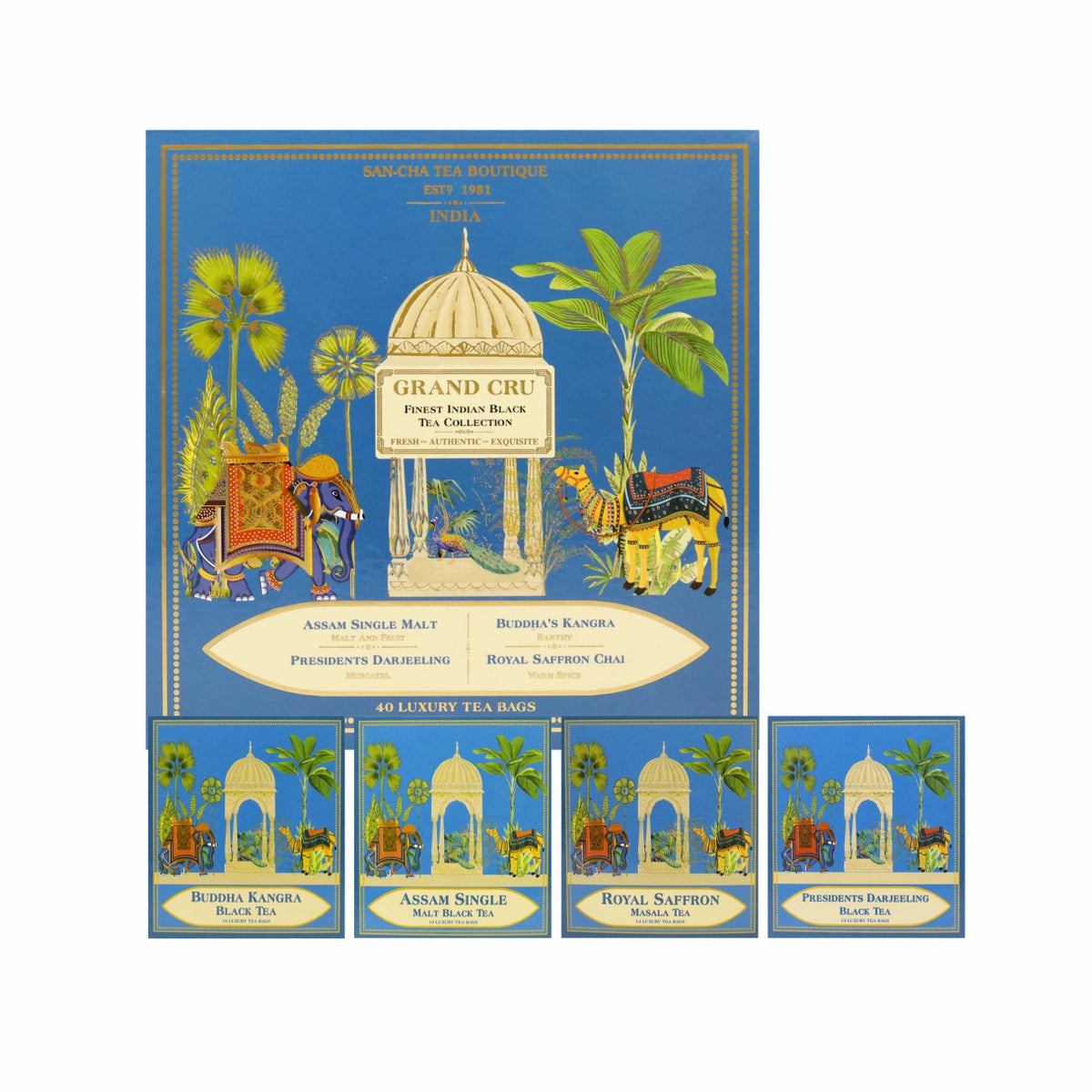 Grand Cru Collection Tea Gift Box Indian tea gift set Darjeeling Tea