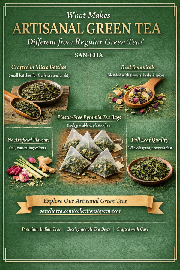 What Makes Artisanal Green Tea Different from Regular Green Tea?