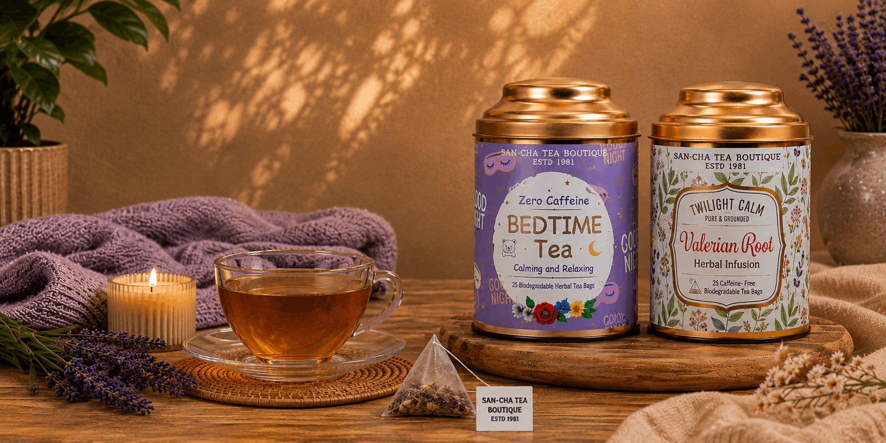 Sleep and relaxation teas 