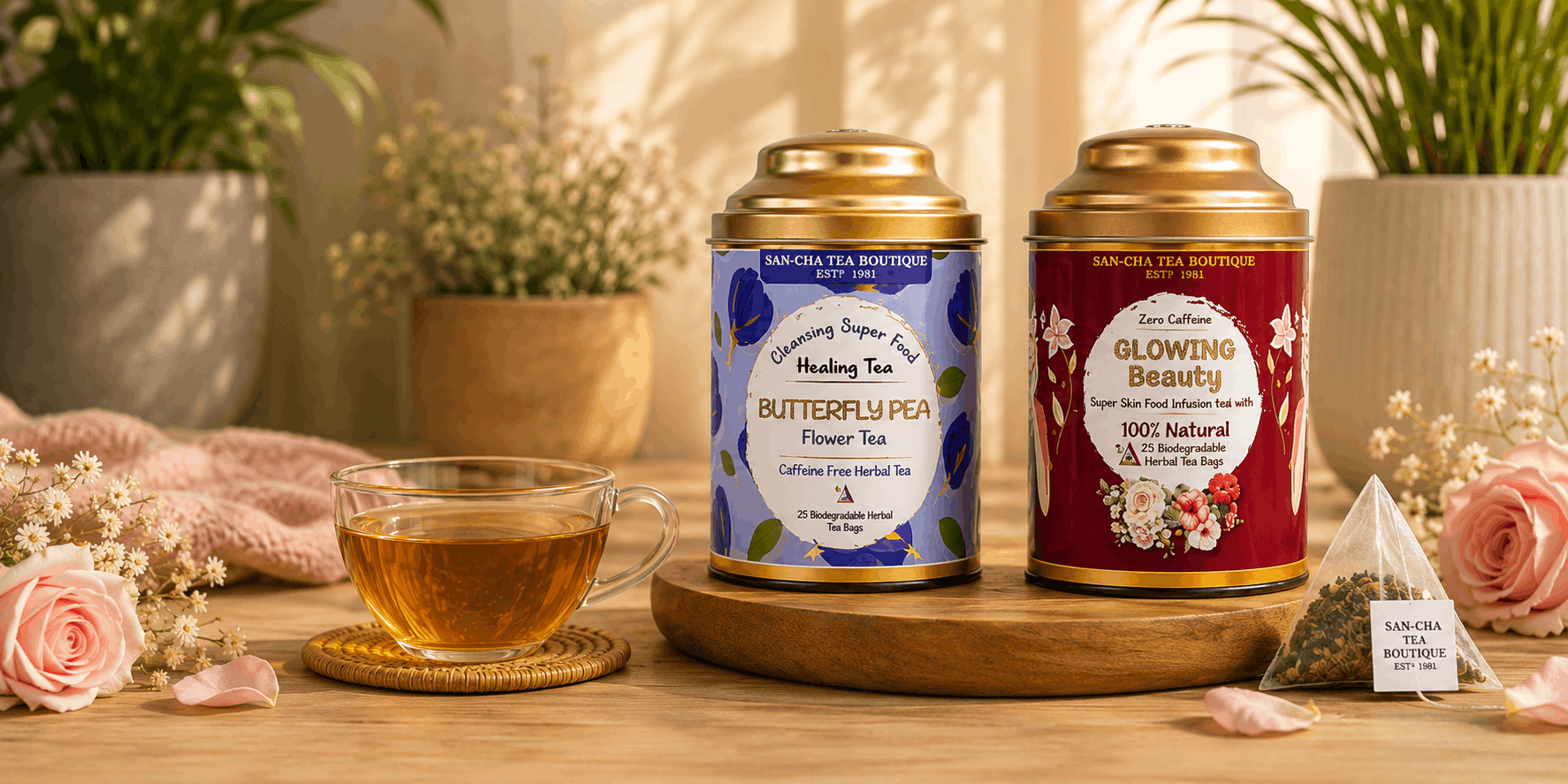 Beauty and glow teas