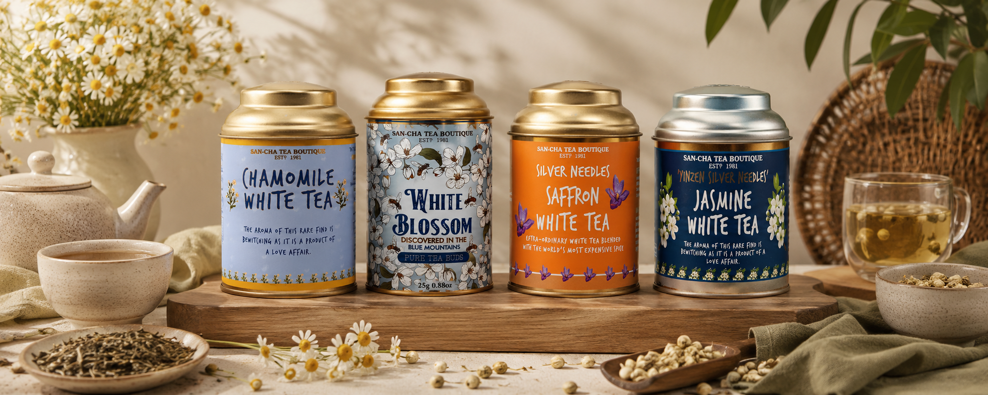sancha tea white tea collection
