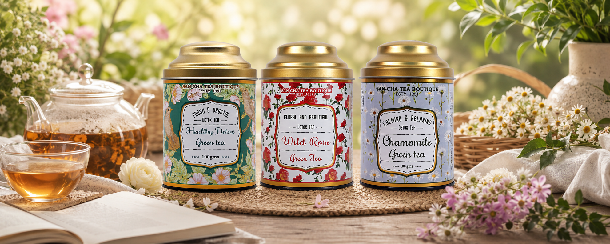 sancha tea green tea collection
