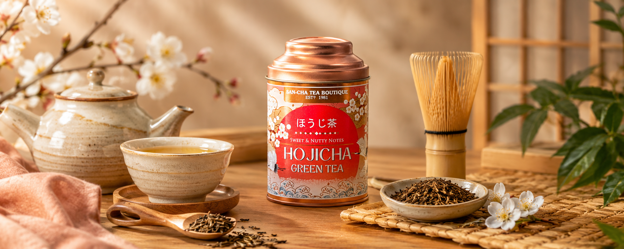 sancha tea japanese hojicha tea