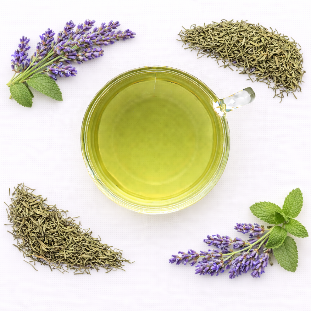 Lavender Mint Green Tea | Soothing Floral & Mint Blend