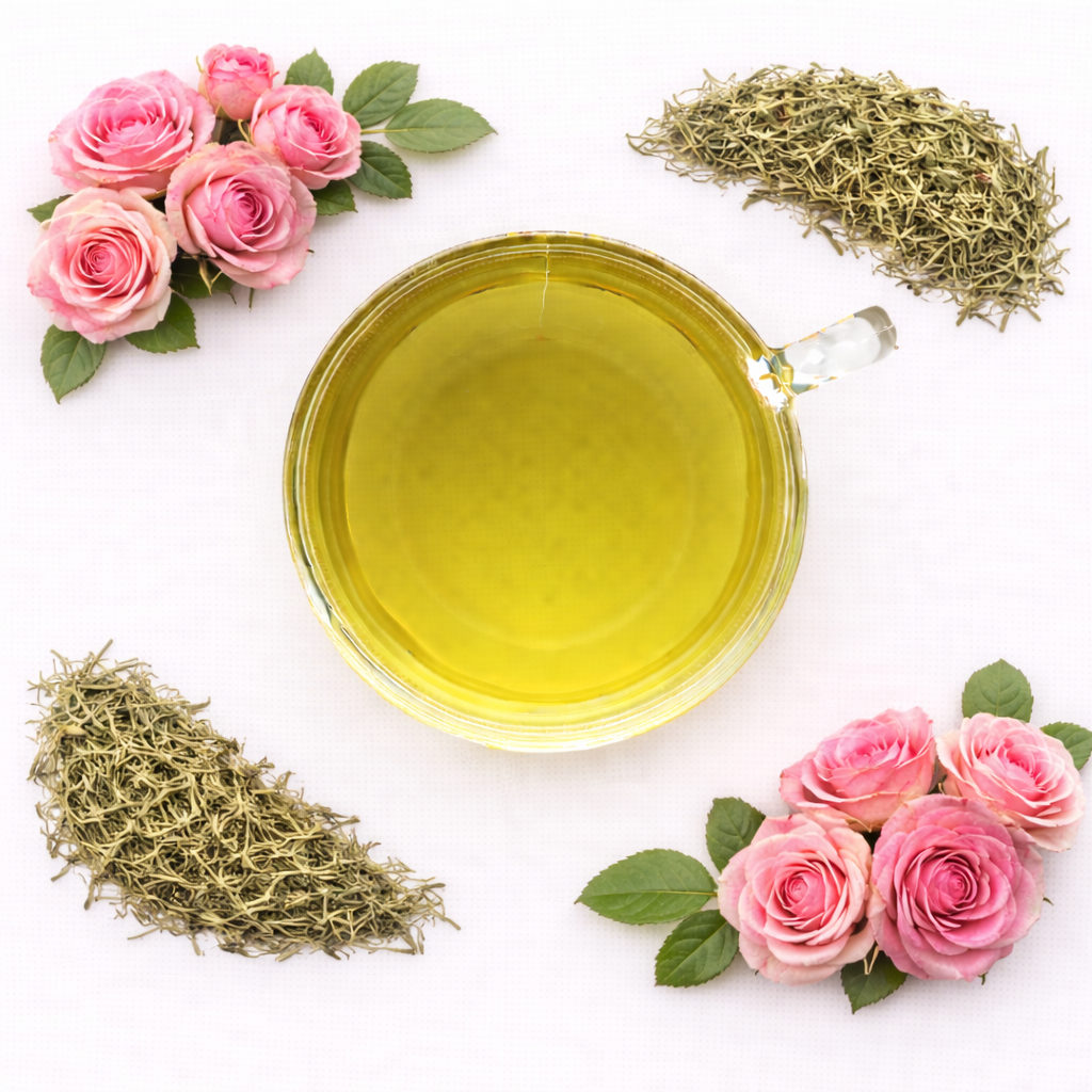 Rose Green Tea | Floral Elegance