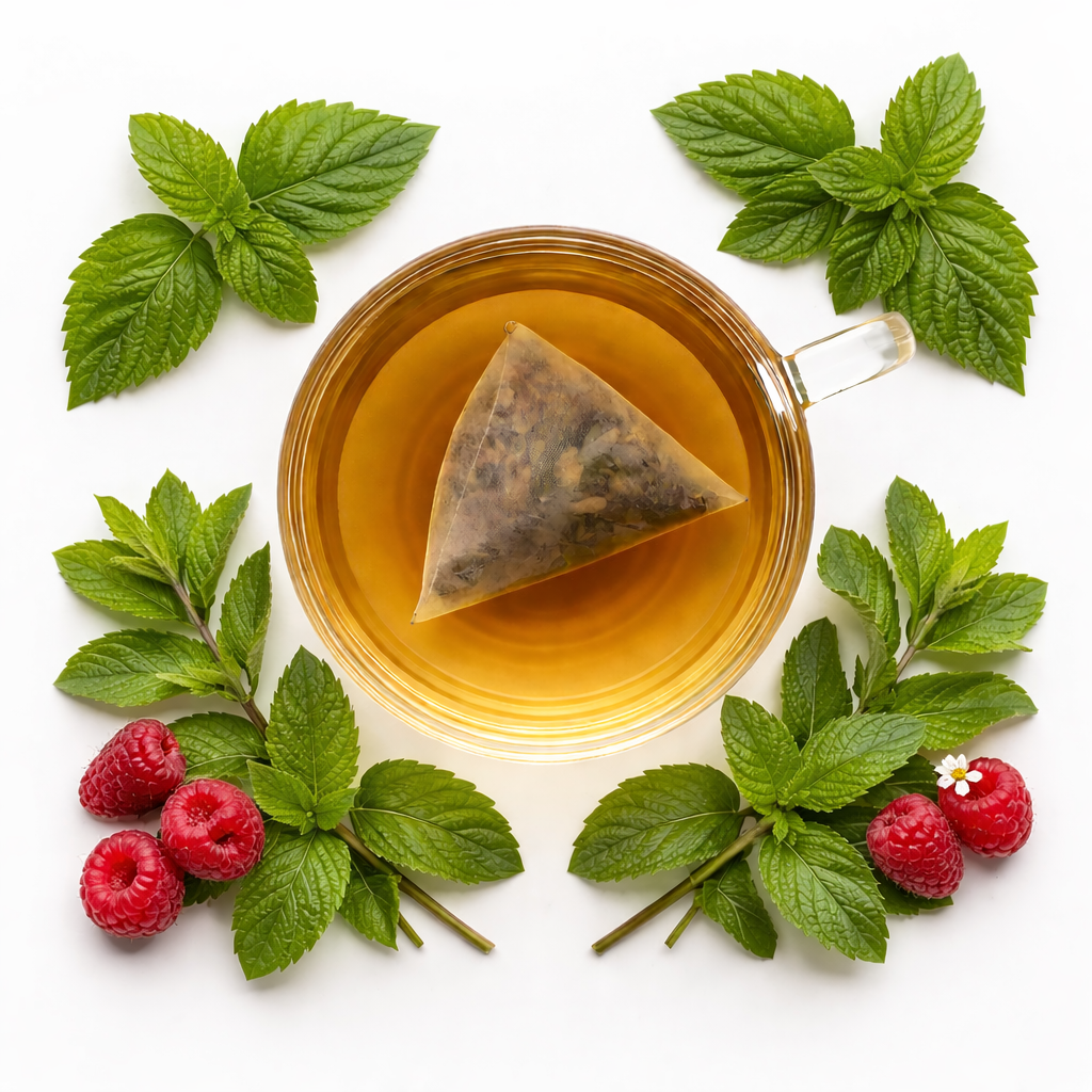 Raspberry Leaf & Peppermint Herbal Infusion | Women’s Wellness Herbal Blend