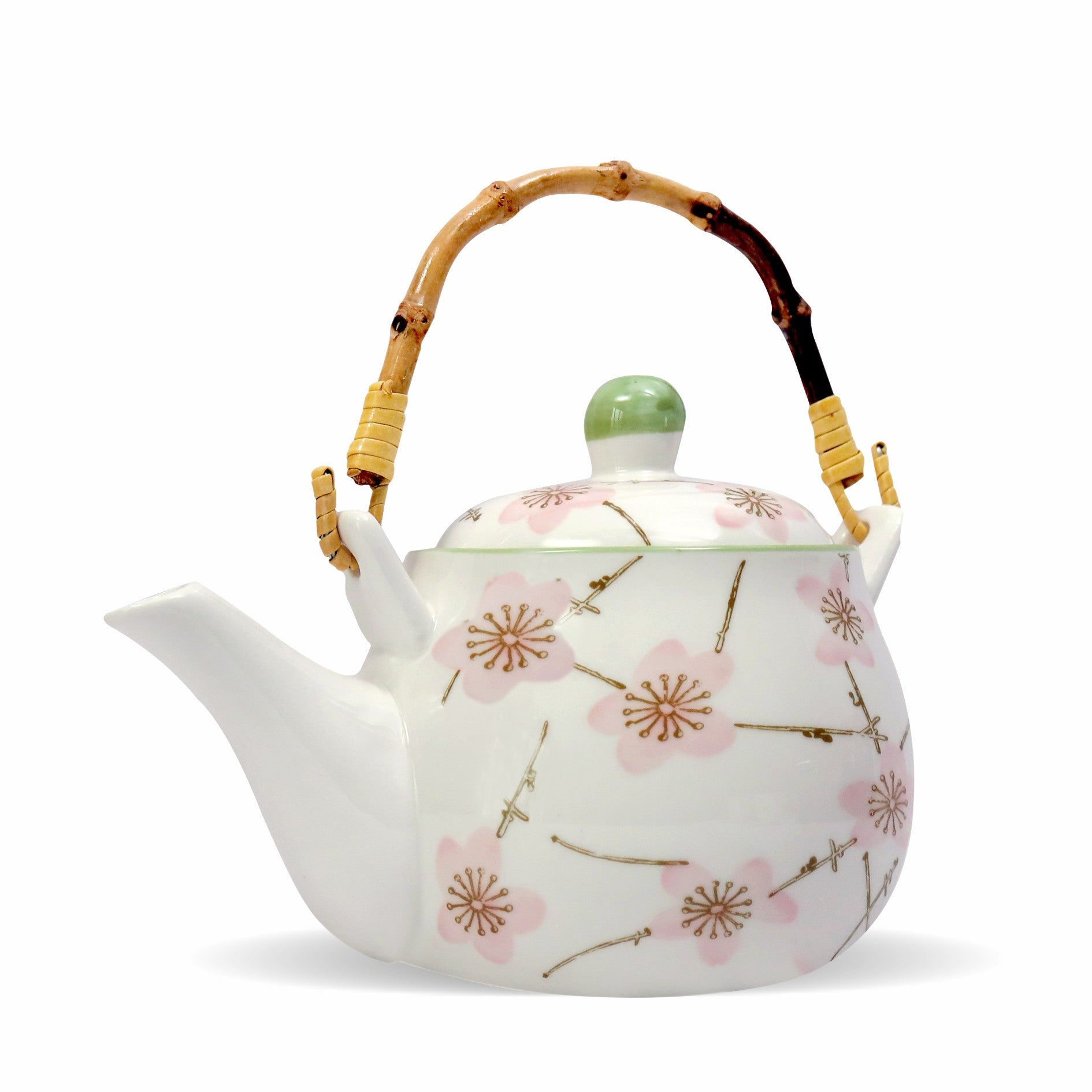 Haiku Tea Set – Japanese Pattern Teapot with 6 Cups | Sancha