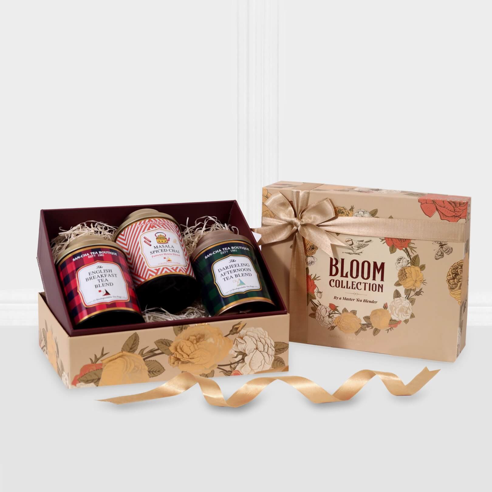 Curated Chai Gift Box – Masala, Cardamom & Turmeric Tea Selection