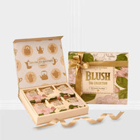 Blush Tea Selection – Luxury Pyramid Tea Bag Gift Box (30 Bags)