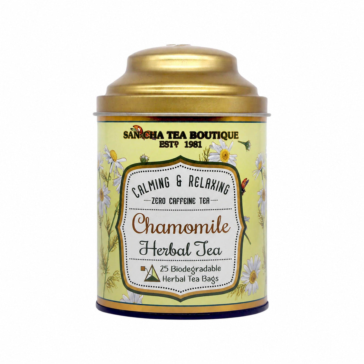 Chamomile Herbal Infusion Bags | Night-Time Calming Brew