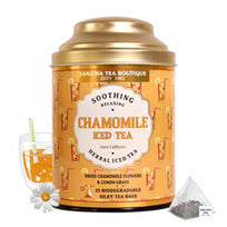 Chamomile Herbal Iced Tea | Caffeine-Free, Sugar-Free Calming Tisane