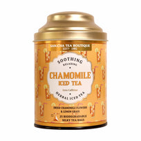 Chamomile Herbal Iced Tea | Caffeine-Free, Sugar-Free Calming Tisane