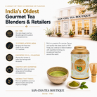 Sancha Tea store featuring the daily matcha teas