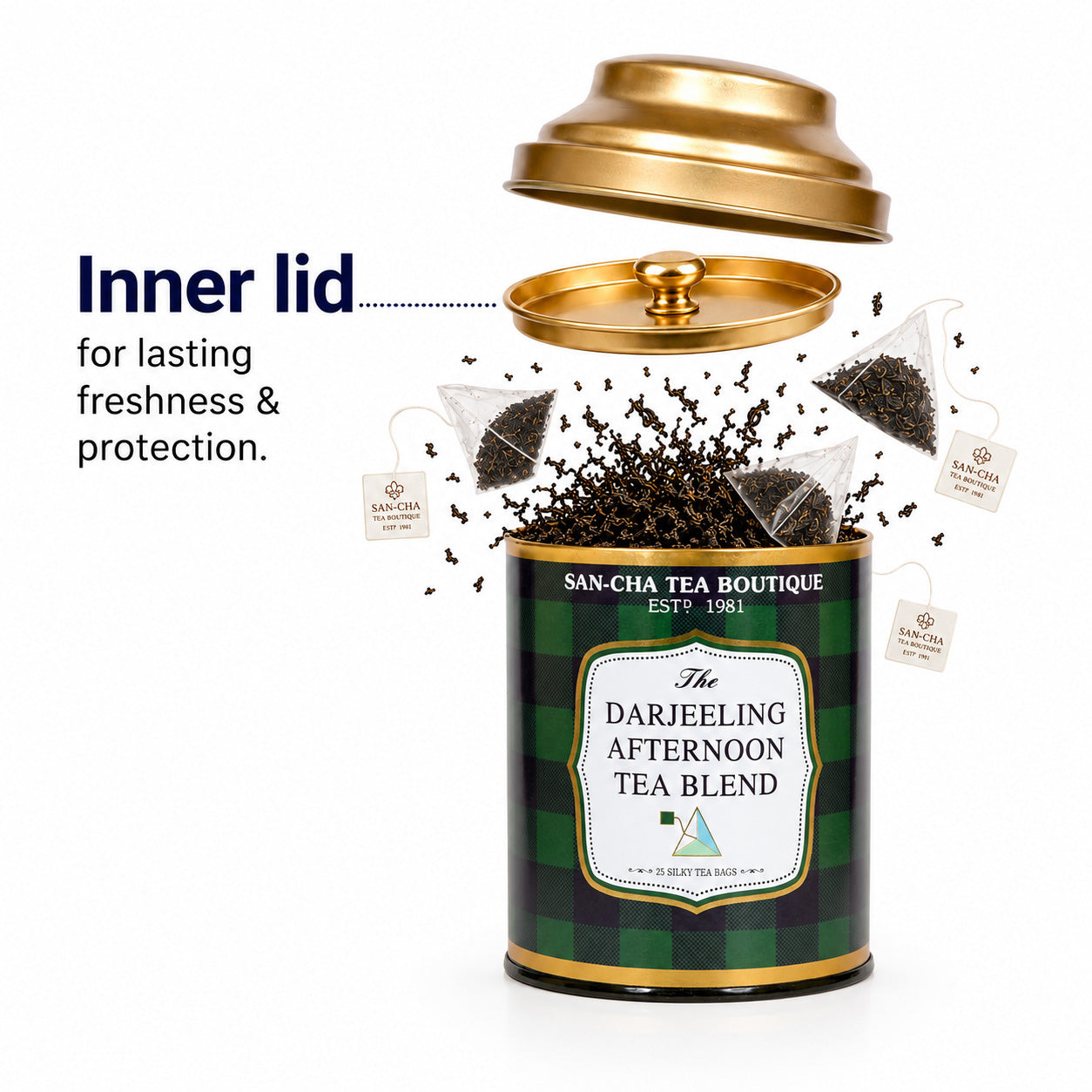 Darjeeling Afternoon Tea Bags | Muscatel & Floral Black Tea