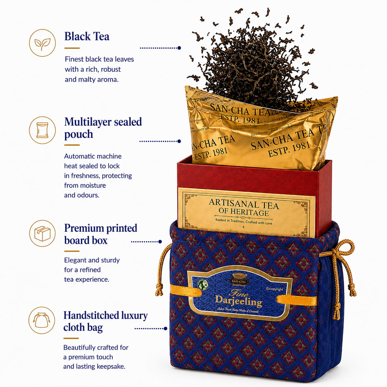 Fine Darjeeling Tea – Roasted “Summer Tips” | Chocolatey & Floral