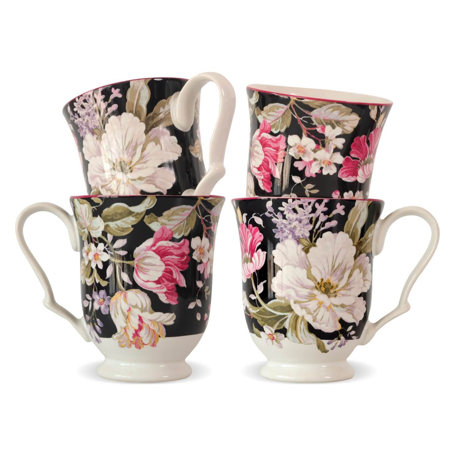 Coffee & Tea Mugs | Elegant Botanical, French & English Prints