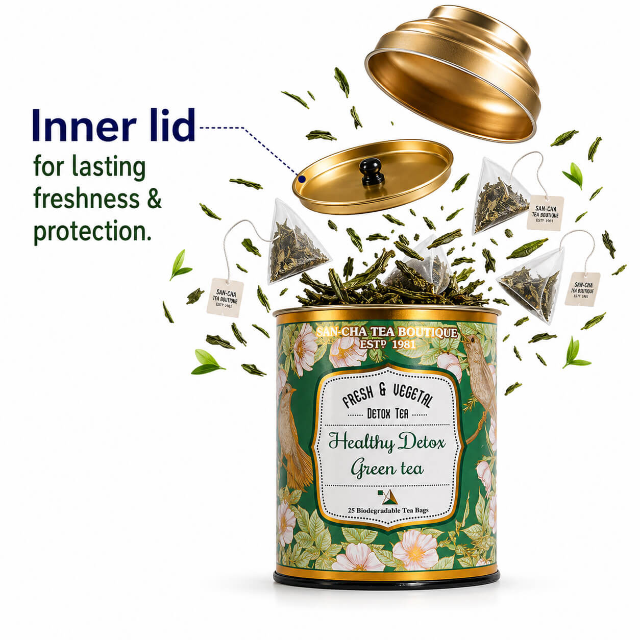 Fresh Meadow Green Tea | Sancha Tea – Detox & Antioxidant-Rich