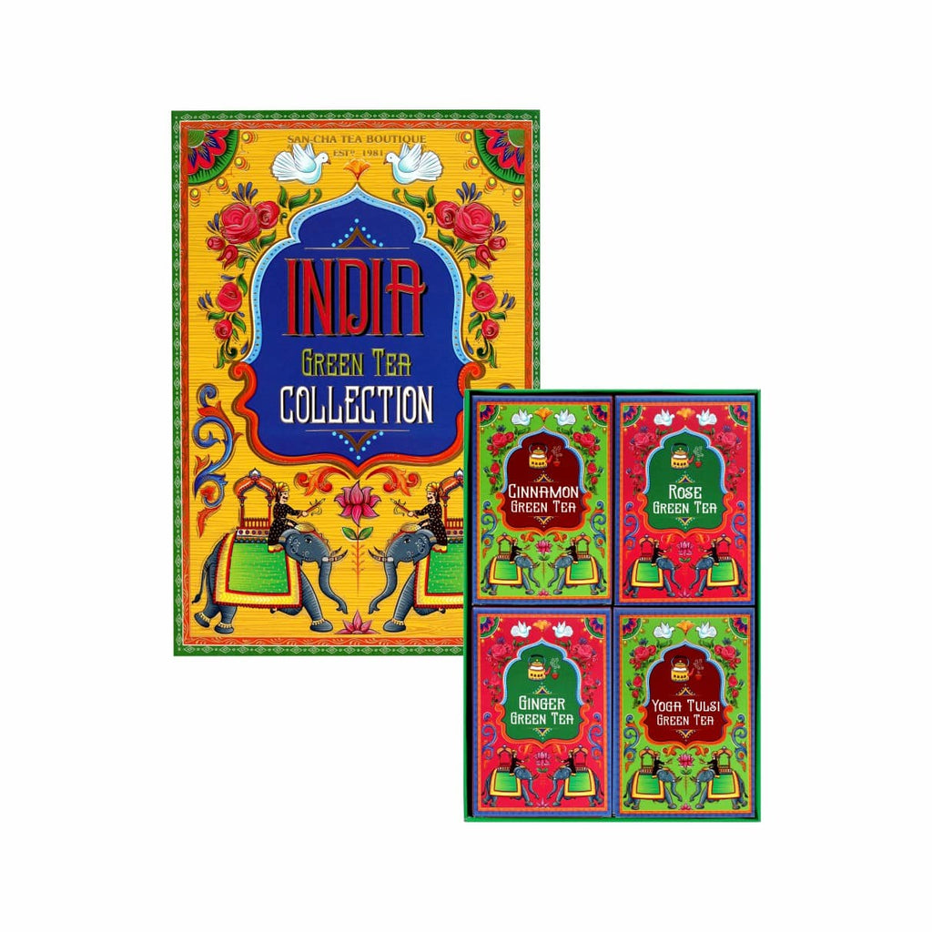 India Green Tea Collection: Tea Gift Box| Tea Assortment Box| Sancha ...