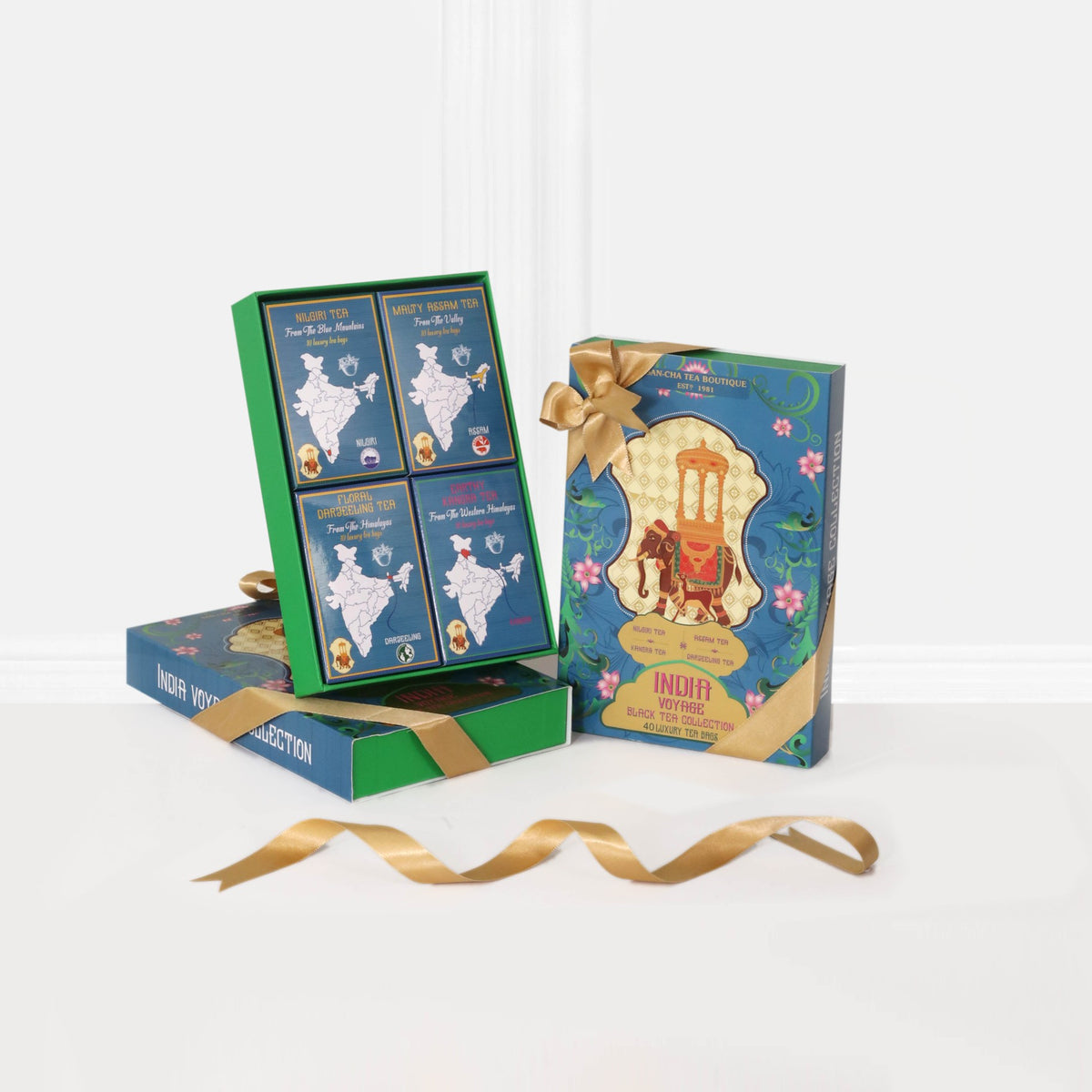 India’s Finest Tea Gift Box – Darjeeling, Assam, Kangra & Nilgiri Teas ...