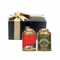 Luxury Leatherette Grand Cru Black Tea Gift Box | Assam & Darjeeling