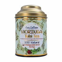 Moringa Tulsi Herbal Infusion | Caffeine-Free Ayurvedic Wellness Blend