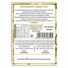 peppermint green tea label