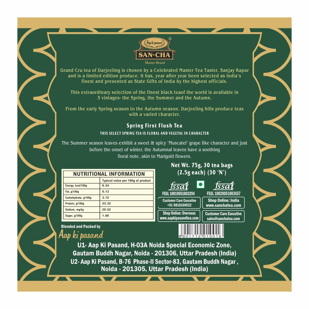 President's Tea of Darjeeling – Grand Cru First Flush