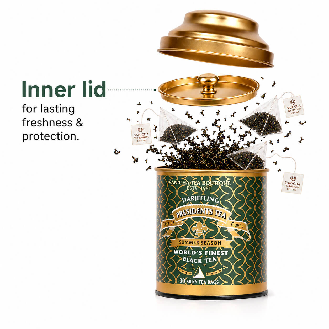 PRESIDENTS TEA SPRING SEASON’S FINEST President's Tea of Darjeeling | Second Flush Grand Cru – Sancha