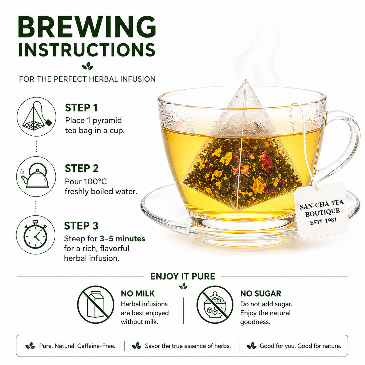 Hibiscus Herbal Tea – Caffeine-Free Super-Flower Tea by Sancha