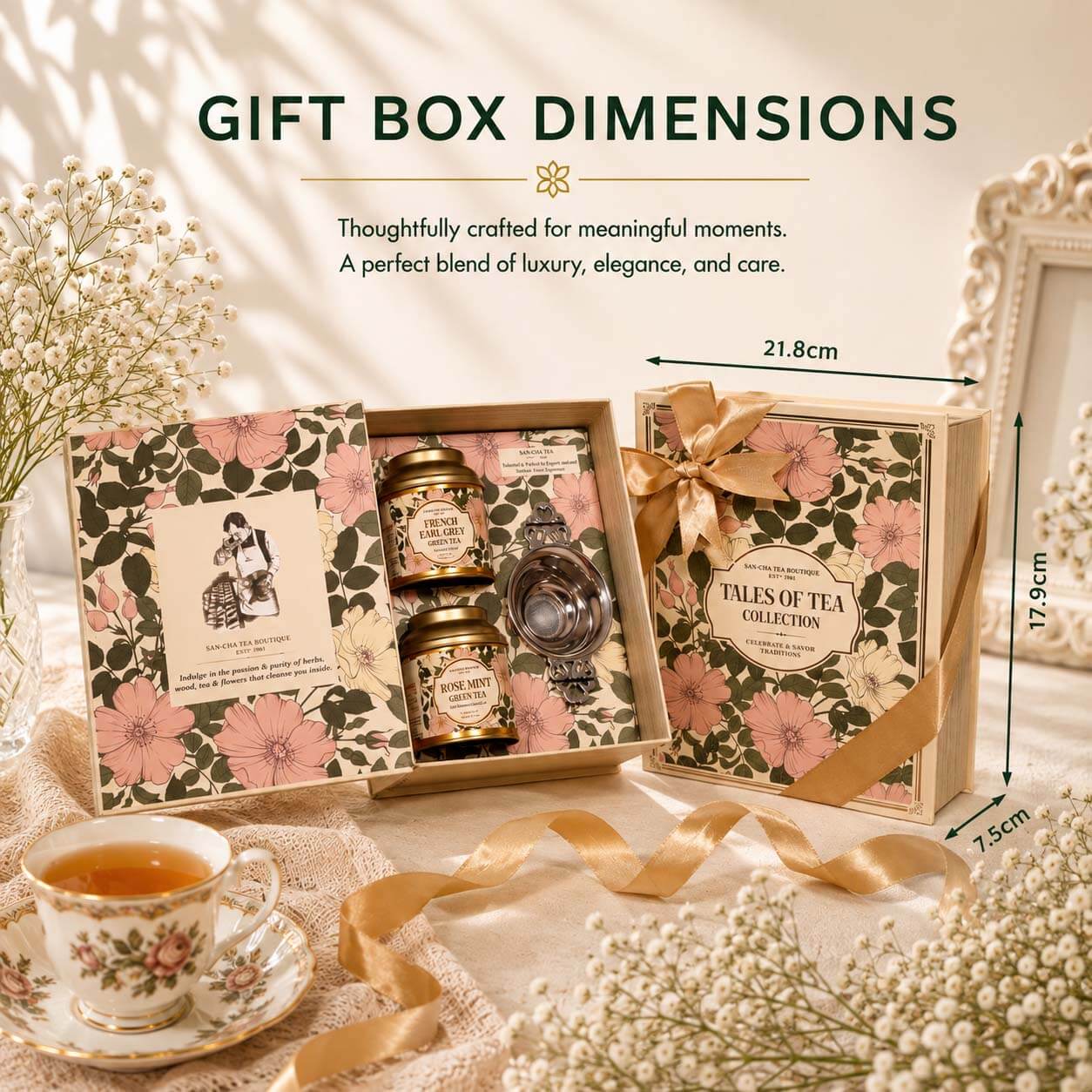 Tales of Tea Collection – Green Tea Gift Set with Infuser | Sancha