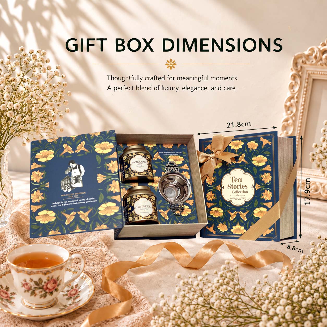 Tales of Tea Collection – Green Tea Gift Set with Infuser | Sancha
