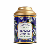 Cup of jasmine green tea with fresh jasmine flowers – Sancha Tea