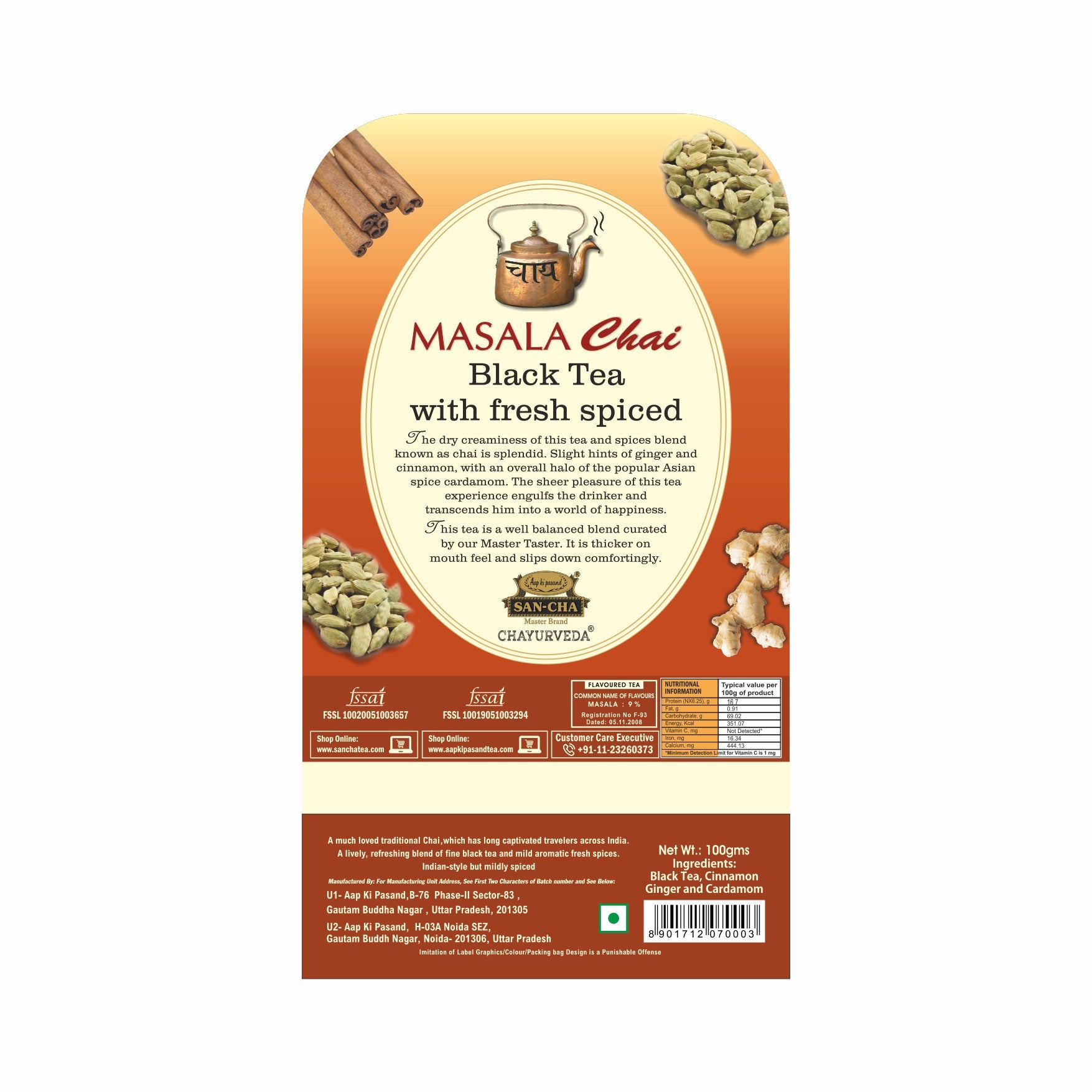 Original Masala Chai | Authentic Indian Spiced Tea – Sancha Tea