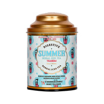 Summer Digestive Thandai Herbal Iced Tea | Caffeine-Free Cooling Blend