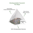 Compostable Pyramid Tea Bags