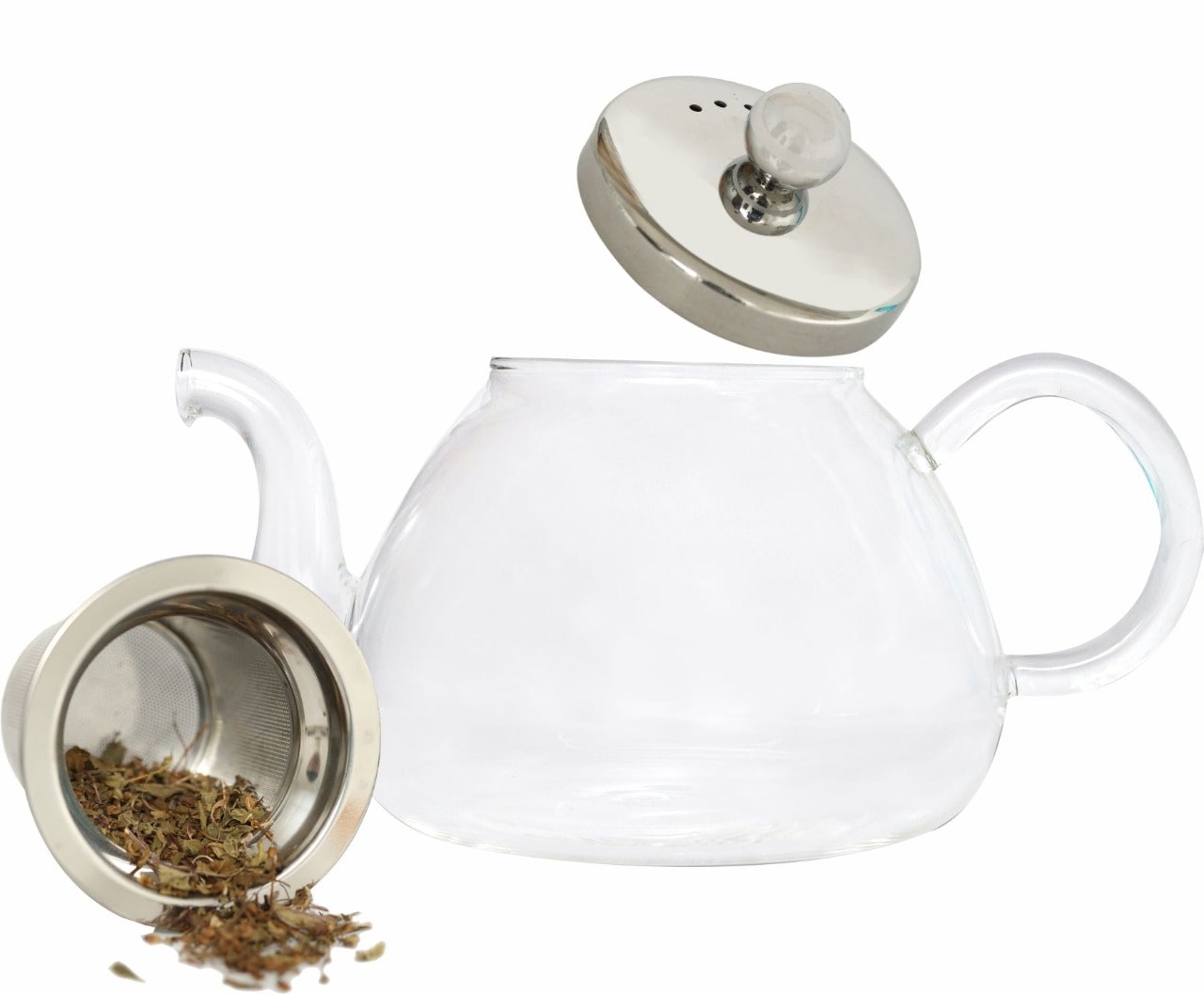 Glass Tea Pot with Infuser|Stainless Steel Infuser|Tea Pots|Sancha Tea ...